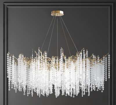 现代吊灯3D模型下载